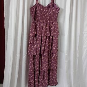 Wild Fable Purple Floral Maxi Dress